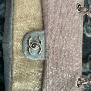 Chanel sequin handbag